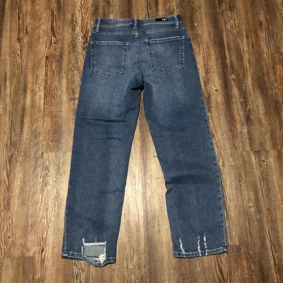 Kut From The Kloth Jeans Women's 4 Elizabeth Crop Straight Leg High Rise Denim - Picture 5 of 6